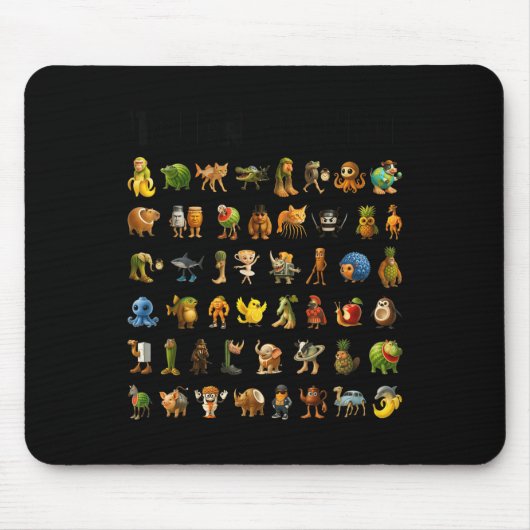 Italian Brainrot Gen-z Meme Funny Brain Rot Christ Muismat (Voorkant)