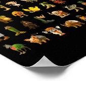 Italian Brainrot Gen-z Meme Funny Brain Rot Kids C Poster (Hoek)