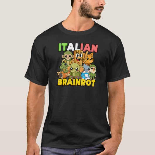 Italian Brainrot T-shirt (Voorkant)