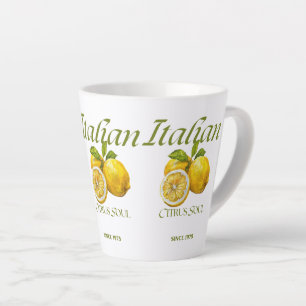 Italian Citrus Soul – citroenfruitkunst Latte Mok