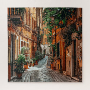 Italian Corner Street & Piazza - Charmant dorp Legpuzzel