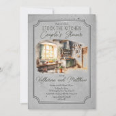 Italian Cuisine Stock the Kitchen Couple's Shower Kaart (Voorkant)