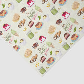 Italian Desserts Sweets Tissuepapier (Detail)