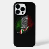 Italian flag iPhone hoesje (Achterkant)