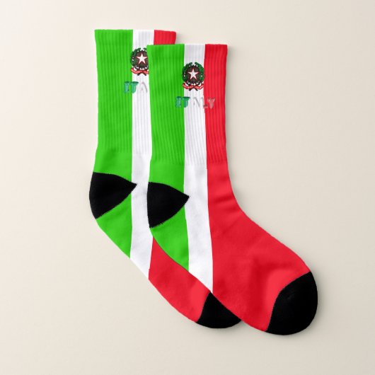Italian flag socks (Paire)