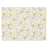 Italian Food Pattern  Tafelkleed (Voorkant (Horizontaal))
