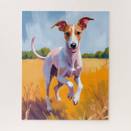 Italian Greyhound Dog Painting Pet Legpuzzel