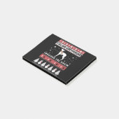 Italian Greyhound Through Snow Cute Christmas Post-it® Notes (Schuin)