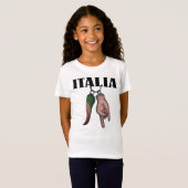 ITALIAN HORN T SHIRT EVIL EYE, CORNO (Voorkant volledig)