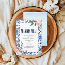 Italian Mamma Mia Baby shower