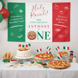 Italian Meatball 1st Birthday  Spandoek