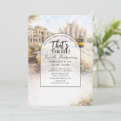 Italian Milan That’s Amore Bridal Shower Kaart (Staand voorkant)