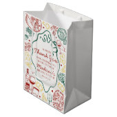 Italian Pasta Thats Amore Bridal Shower Favor Medium Cadeauzakje (Voorkant Gekanteld)