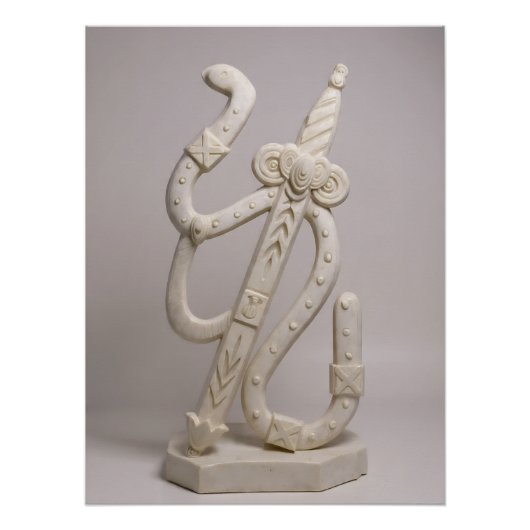 Italian Playing Cards - Ace of Spades Perfect Poster (Voorkant)