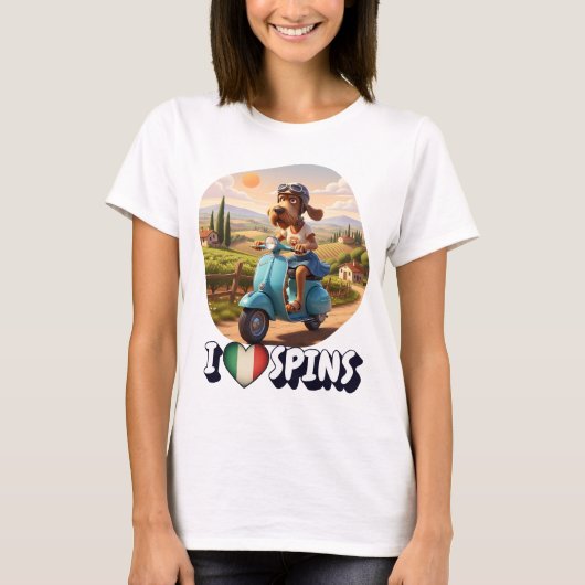 Italian Spinone cool T-shirt (Voorkant)