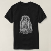 Italian Spinone Official Dog of the Coolest T-shirt (Design voorkant)