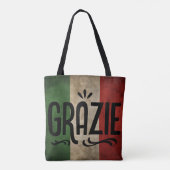Italian Themed Tote Draagtas (Achterkant)