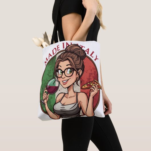 Italian Themed Tote Draagtas (Dichtbij)