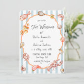 Italian Watercolor Rustic Wedding Invitation (Debout devant)