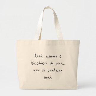 Italian words tote bag