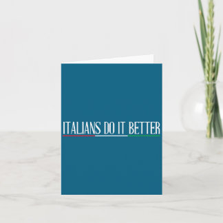 Italianen doen het beter Italië Italia Illustratie Kaart
