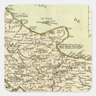Italië 14 vierkante sticker