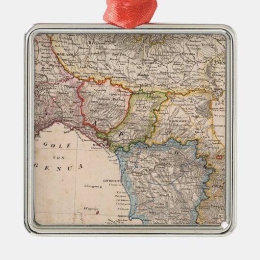 Italië 15 metalen ornament (Voorkant)