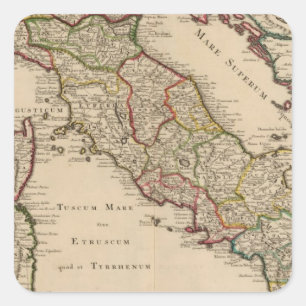 Italië 16 vierkante sticker