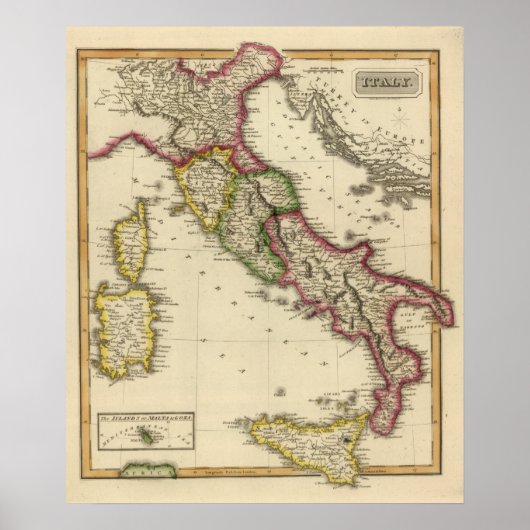 Italië 18 poster (Voorkant)