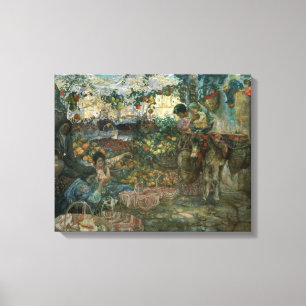 Italië, 1911 canvas afdruk