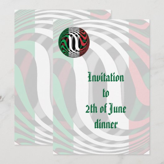 Italië #1 kaart (Voorkant / Achterkant)