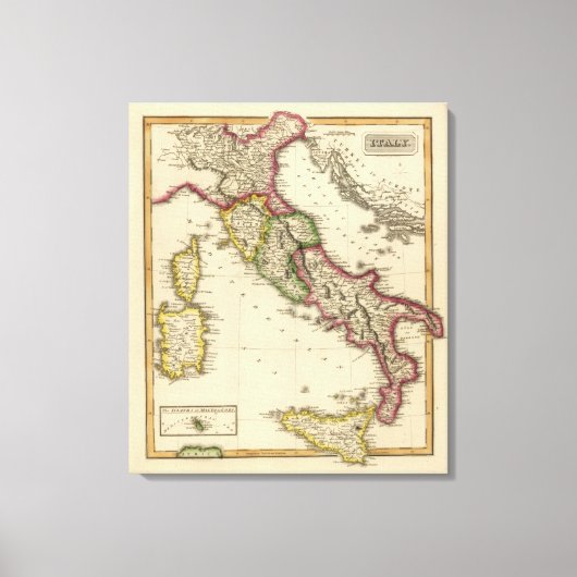 Italië 20 canvas afdruk (Voorkant)