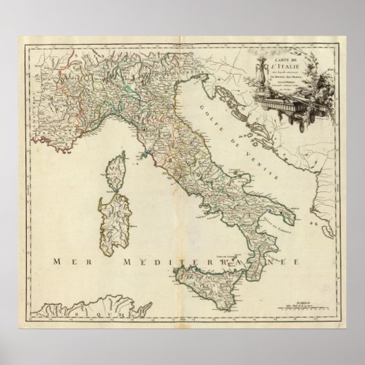 Italië 25 poster (Voorkant)