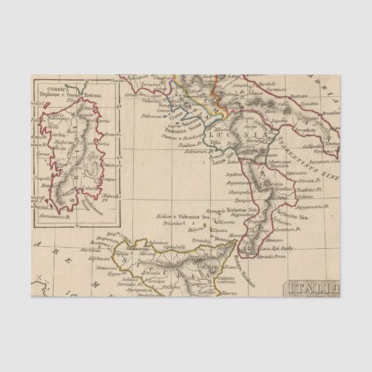 Italië 4 tissuepapier (Voorkant)