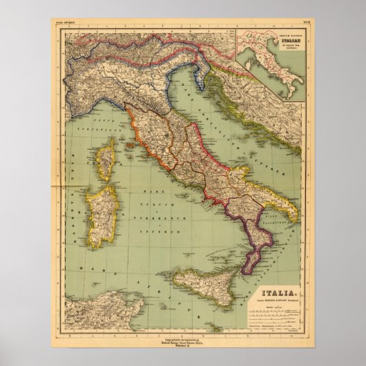 Italië 8 poster (Voorkant)