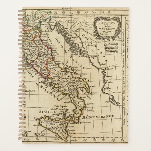 Italië 9 planner (Voorkant)