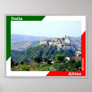 Italië - Abruzzo - Altino - Poster