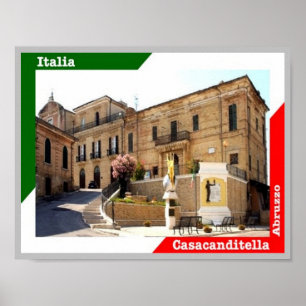 Italië - Abruzzo - Casacanditella - Poster