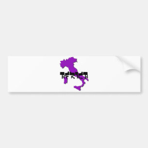 italië, AFRIKA Bumpersticker