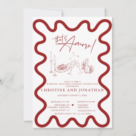 Italie | Alimentation italienne | Invitation du dî (Devant)