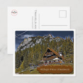 Italië - Alpenhut Passo Staulanza - Dolomiti Briefkaart (Voorkant / Achterkant)