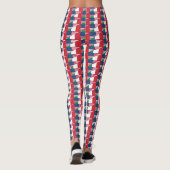 Italie Amérique Italie États-Unis Drapeau Leggings (Dos)