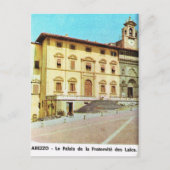 Italië, Arezzo, FratMoederschap Paleis Briefkaart (Voorkant)