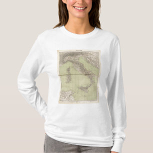 Italië Atlas Map T-shirt