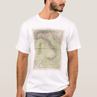 Italië Atlas Map T-shirt