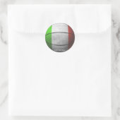 Italië Basketbal Ronde Sticker (Tas)