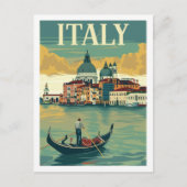Italië  bekende reisplaats briefkaart (Voorkant)