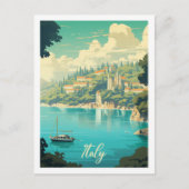 Italië  bekende reisplaats briefkaart (Voorkant)