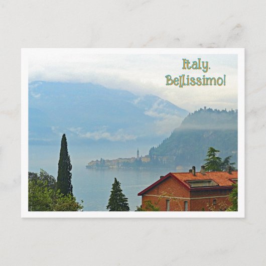 Italie. Bellissimo ! Carte postale Village dans le (Devant)