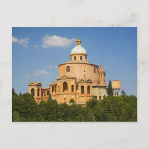 Italië, Bologna, Zonnige dag met Portico di San Briefkaart